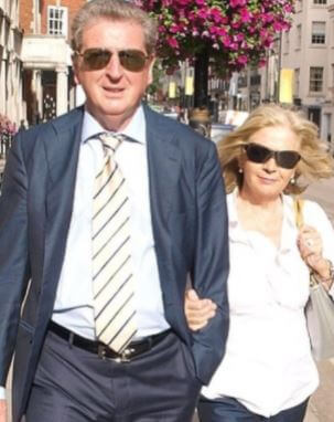 Jessica Hodgson in-laws Sheila and Roy Hodgson.
